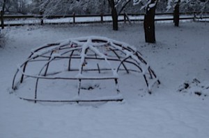 Schwitzhütte zur Wintersonnenwende